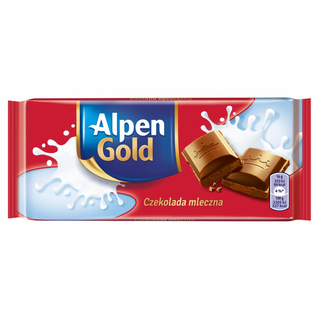 Zdjęcia - Alpen Gold Czekolada mleczna 80 g