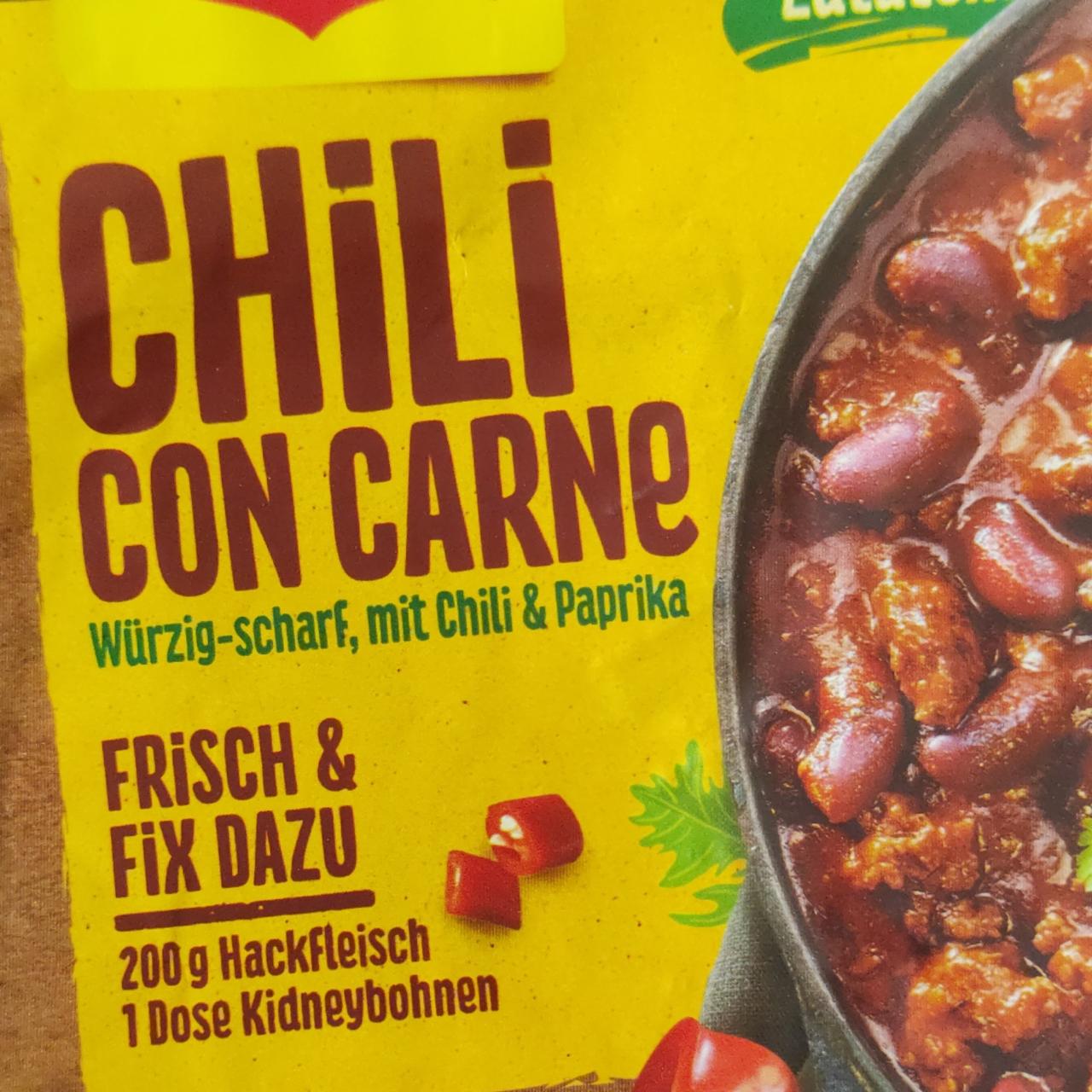 Zdjęcia - Chilli con carne fix Maggi