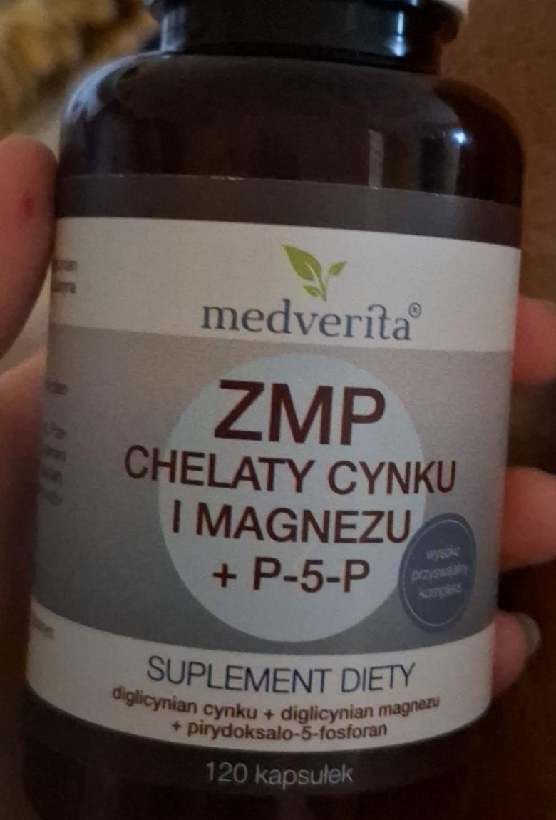 Zdjęcia - Zmp chelaty cynku i magnezu + p-5-p Medverita