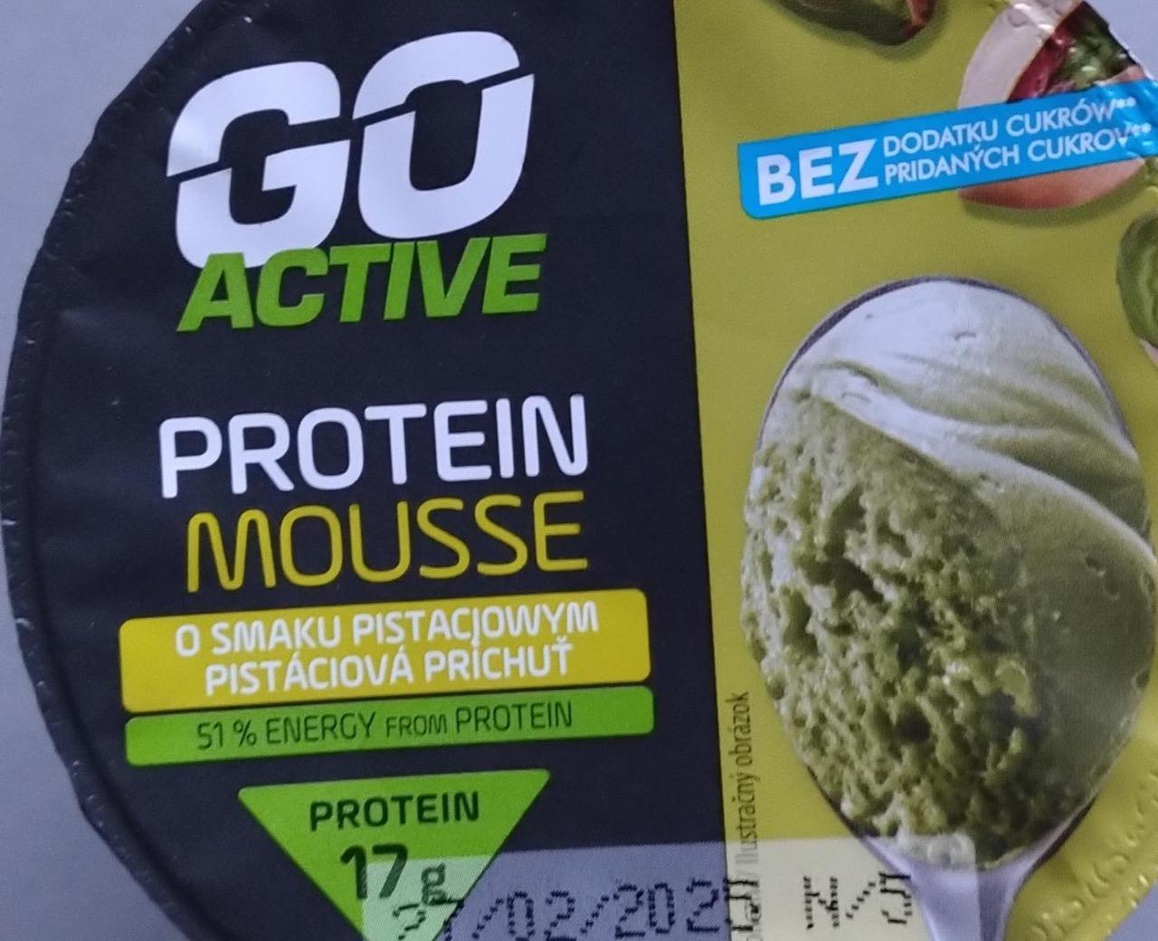 Zdjęcia - Protein mousse o smaku pistacjowym Go Active