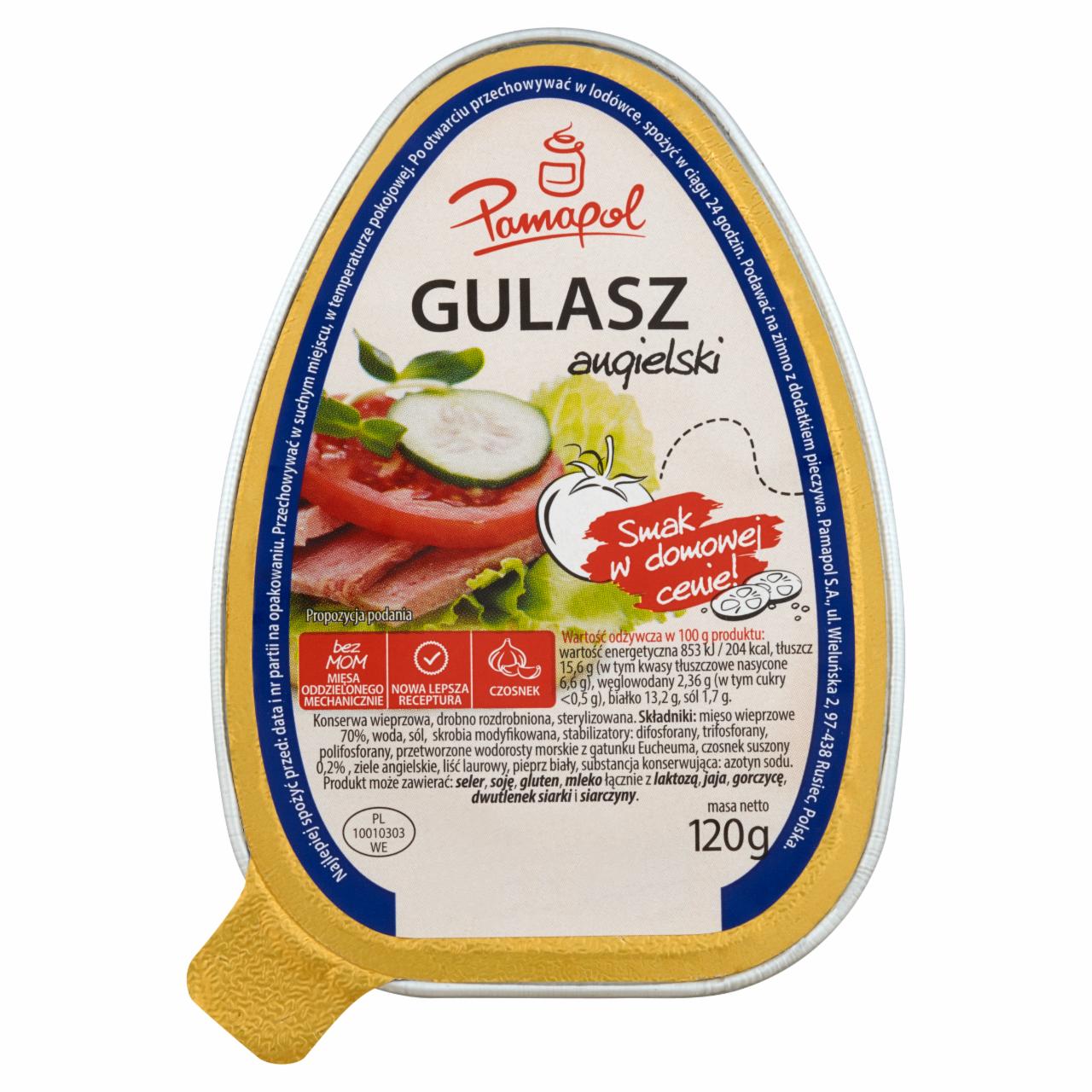 Zdjęcia - Pamapol Gulasz angielski 120 g