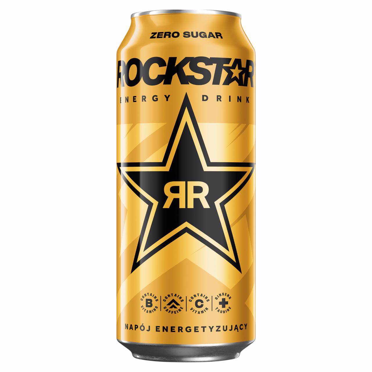 Zdjęcia - Rockstar Gazowany napój energetyzujący bez cukru 500 ml