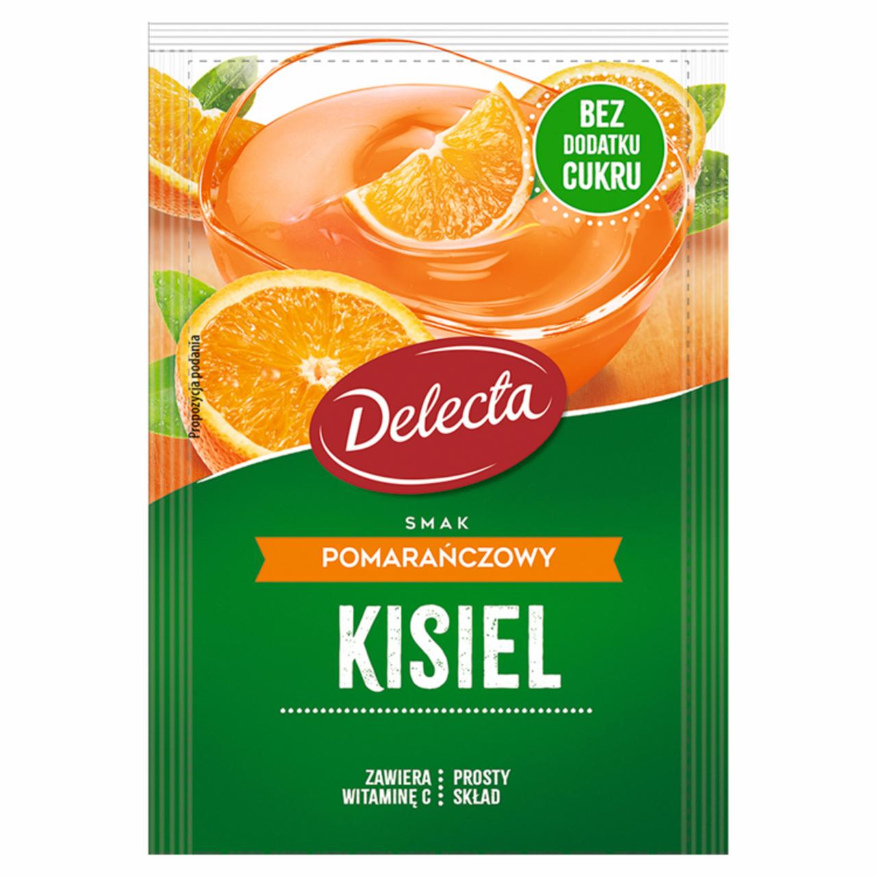 Zdjęcia - Delecta Kisiel smak pomarańczowy 38 g