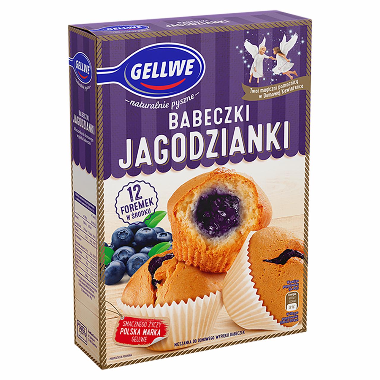 Zdjęcia - Gellwe Babeczki jagodzianki mieszanka do domowego wypieku 307 g