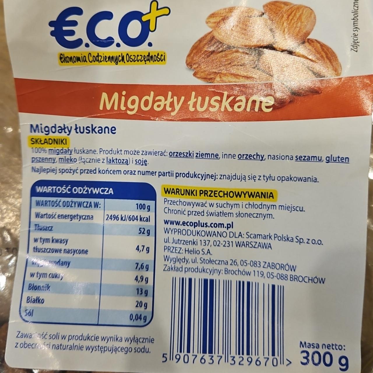 Zdjęcia - Migdały łuskane E.C.O