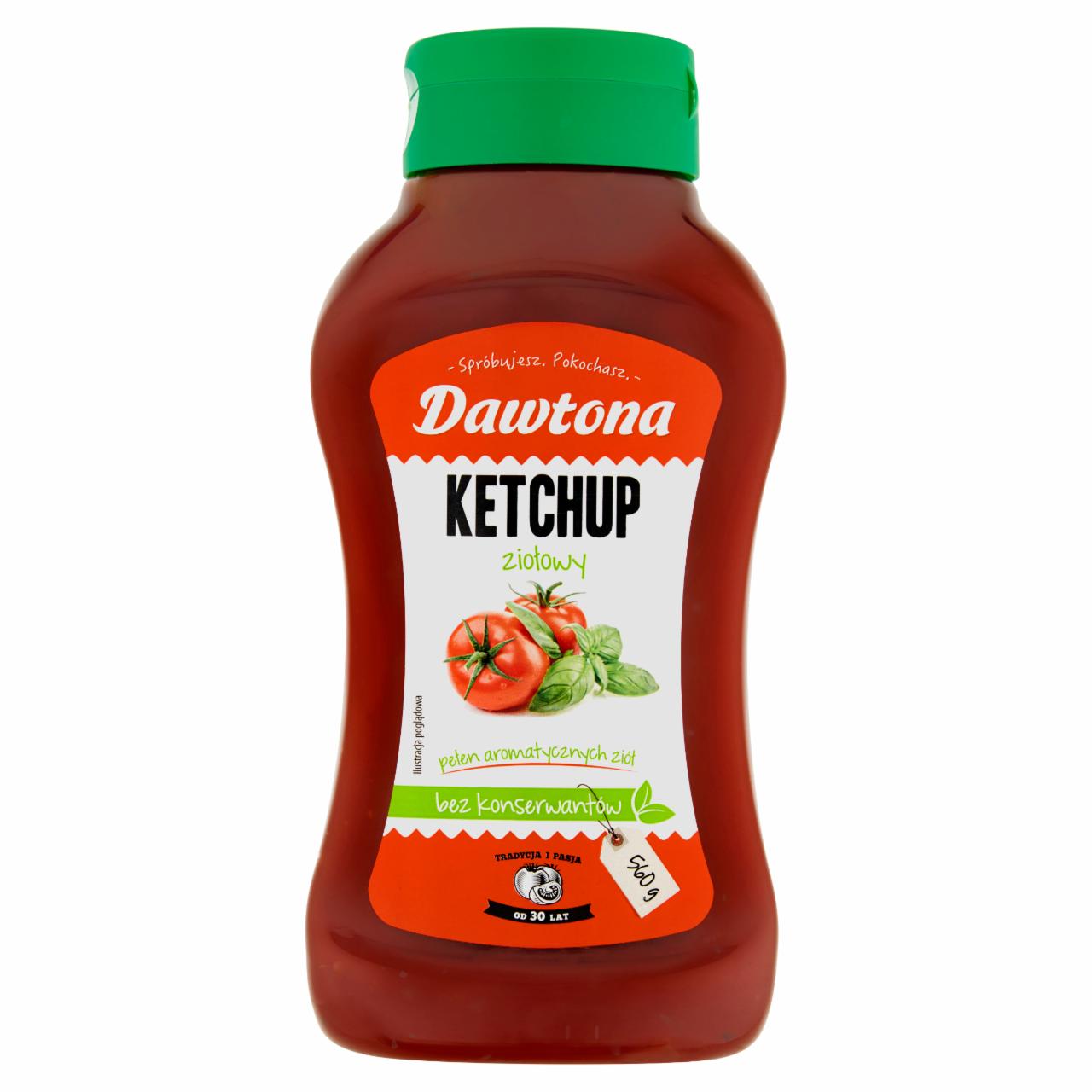 Zdjęcia - Dawtona Ketchup ziołowy 560 g