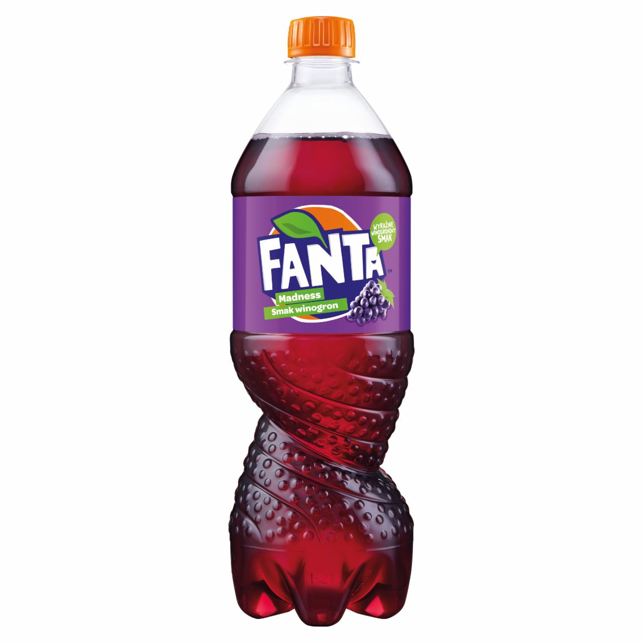 Zdjęcia - Fanta Madness Napój gazowany smak winogron 850 ml