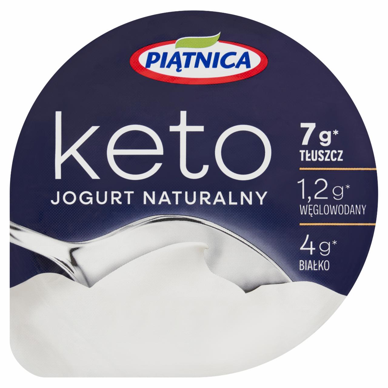 Zdjęcia - Piątnica Keto jogurt naturalny 150 g