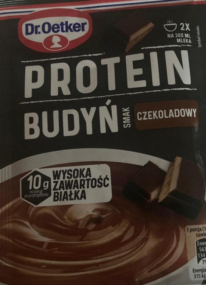 Zdjęcia - Protein budyń smak czekoladowy Dr.Oetker