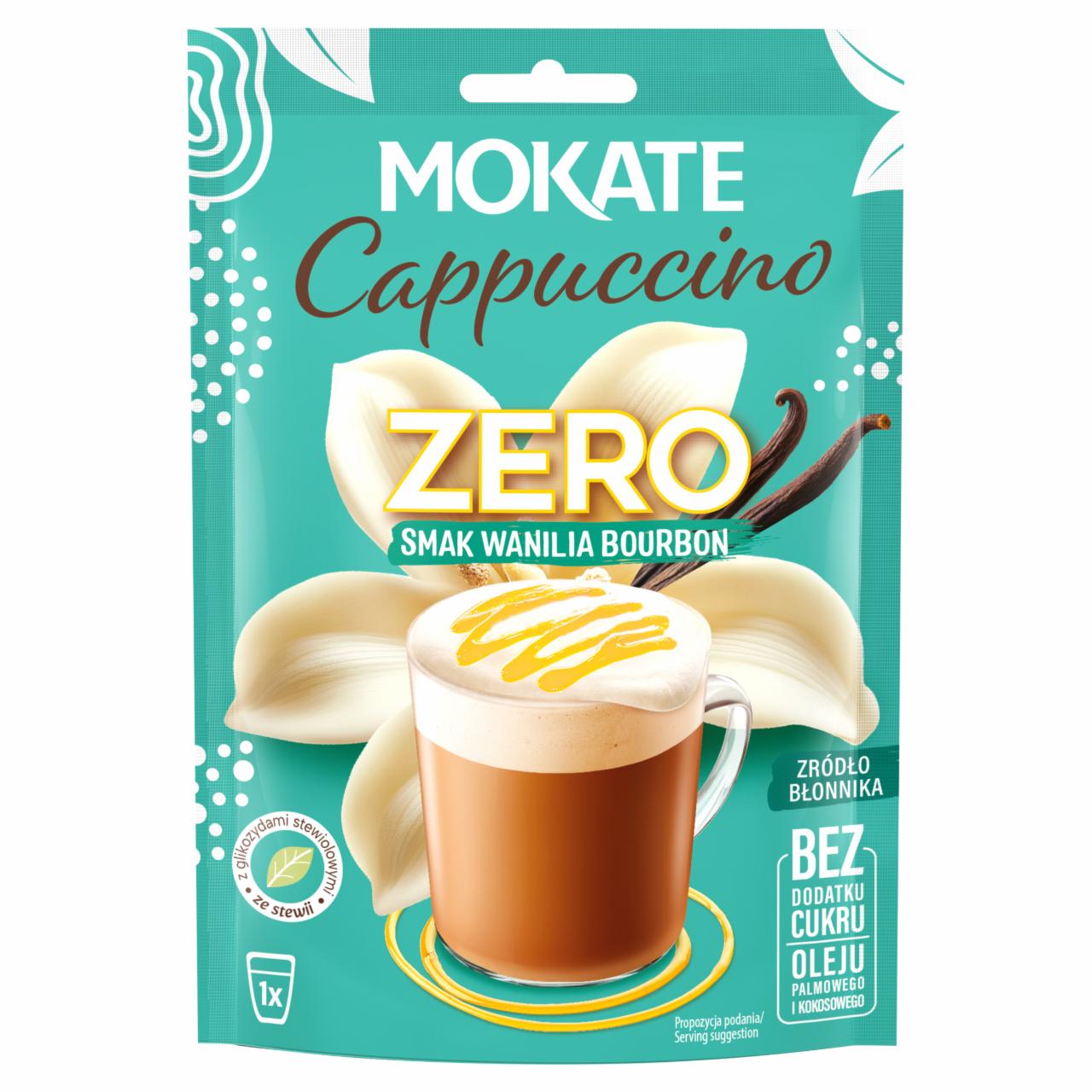 Zdjęcia - Mokate Zero Cappuccino smak wanilia bourbon 20 g