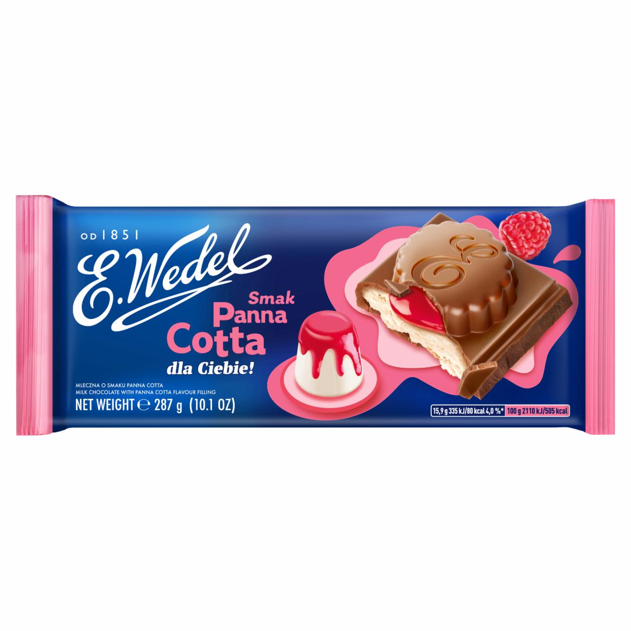 Zdjęcia - E. Wedel Czekolada mleczna o smaku panna cotta 287 g