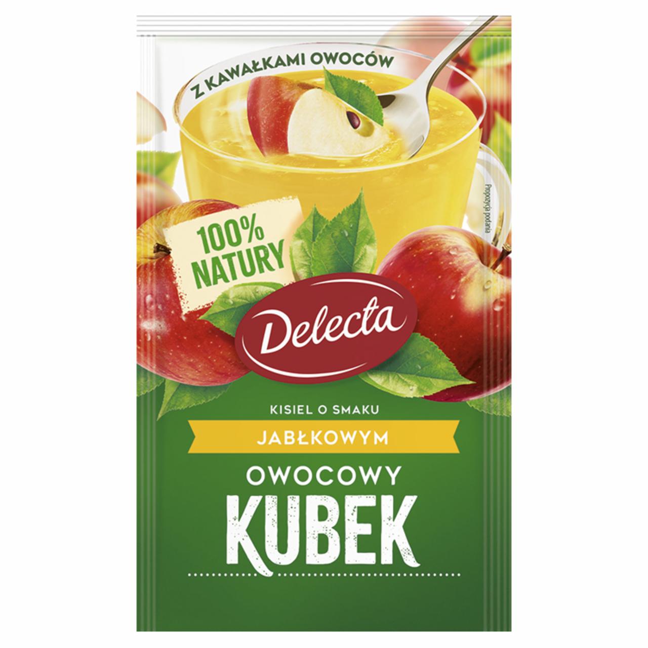 Zdjęcia - Delecta Owocowy kubek Kisiel smak jabłkowy 30 g