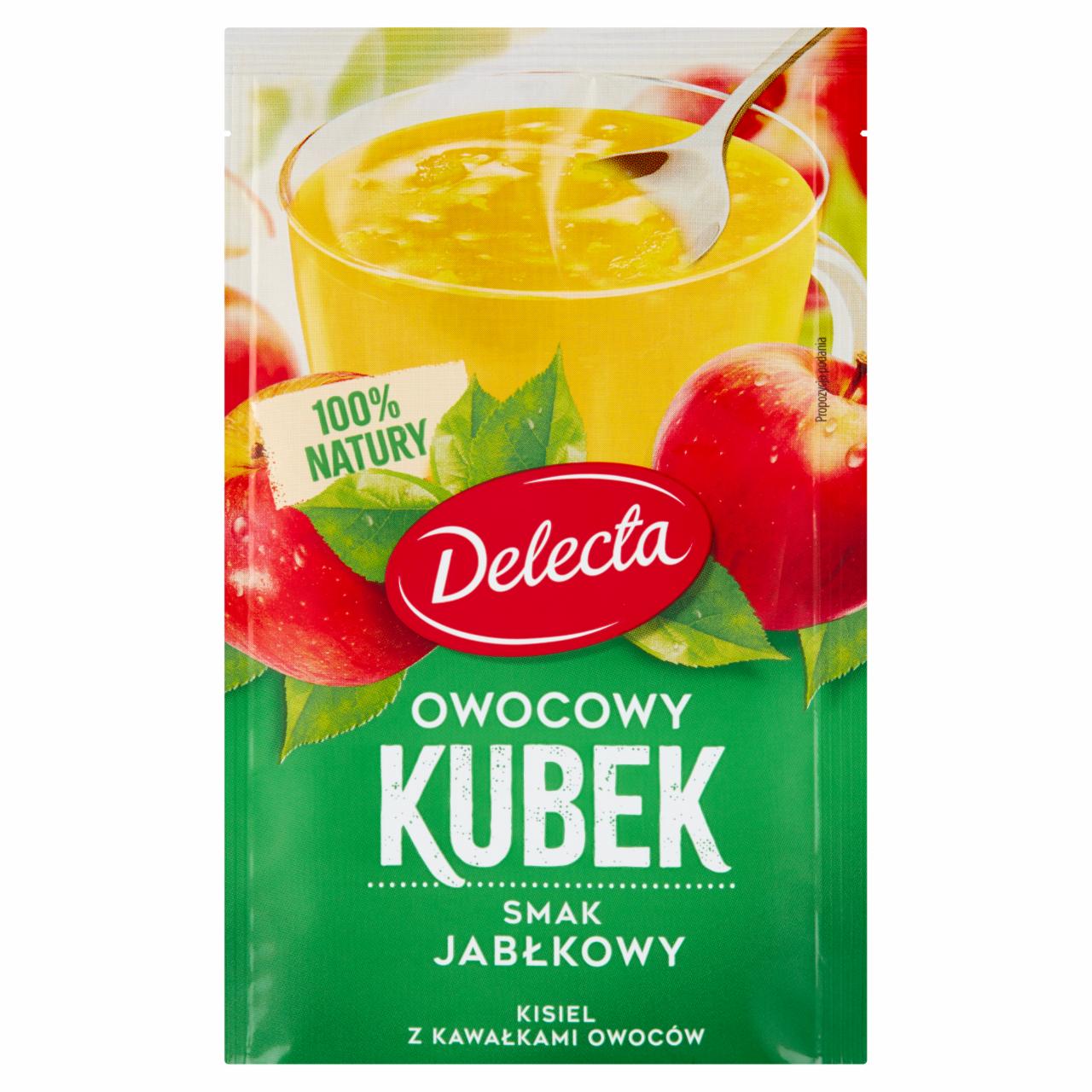 Zdjęcia - Delecta Owocowy kubek Kisiel smak jabłkowy 30 g