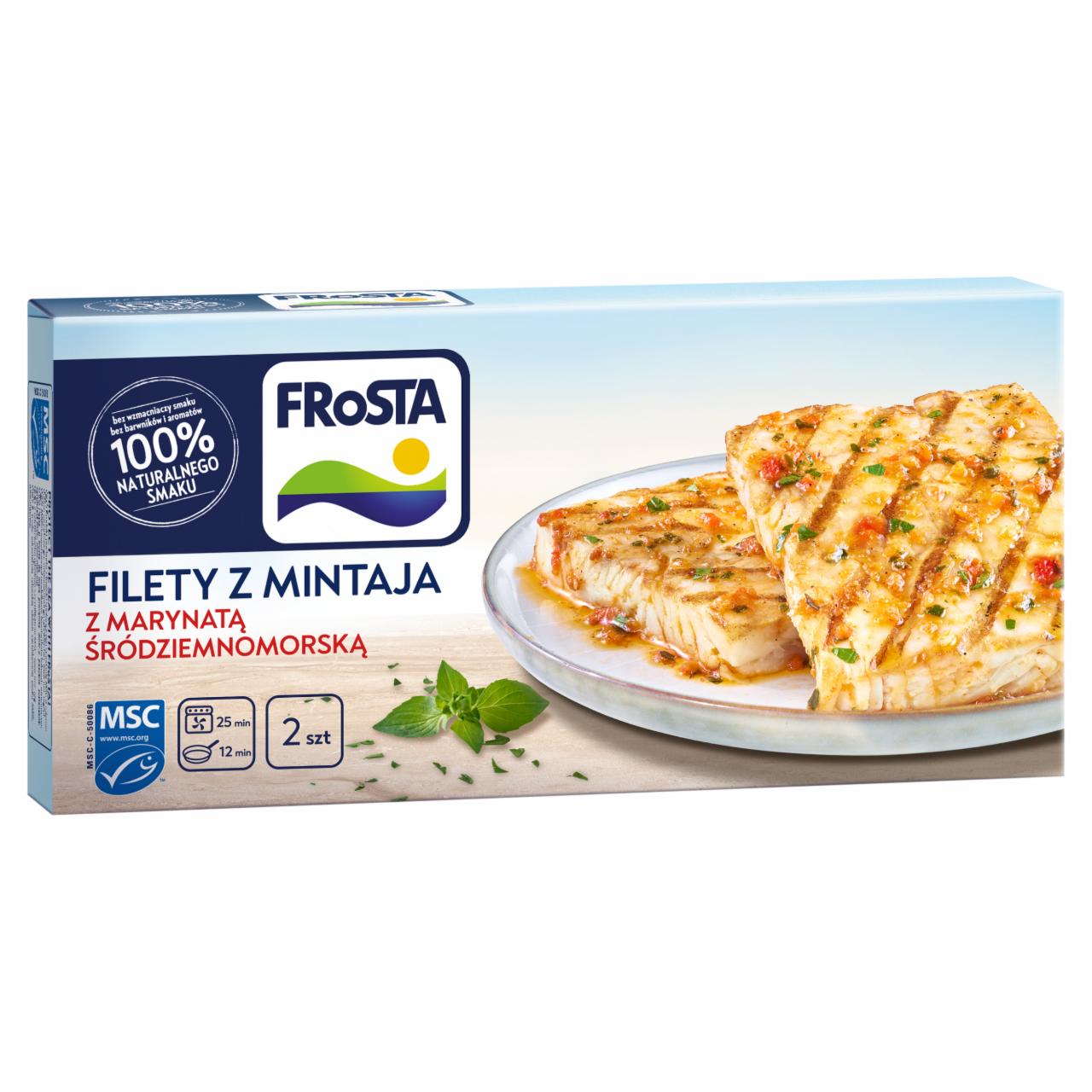 Zdjęcia - FRoSTA Filety z mintaja z marynatą śródziemnomorską 265 g (2 sztuki)