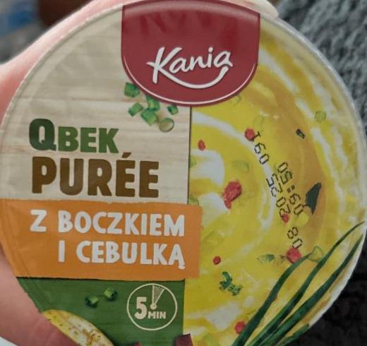 Zdjęcia - Qbek puree ziemniaczane z boczkiem i cebulką Kania