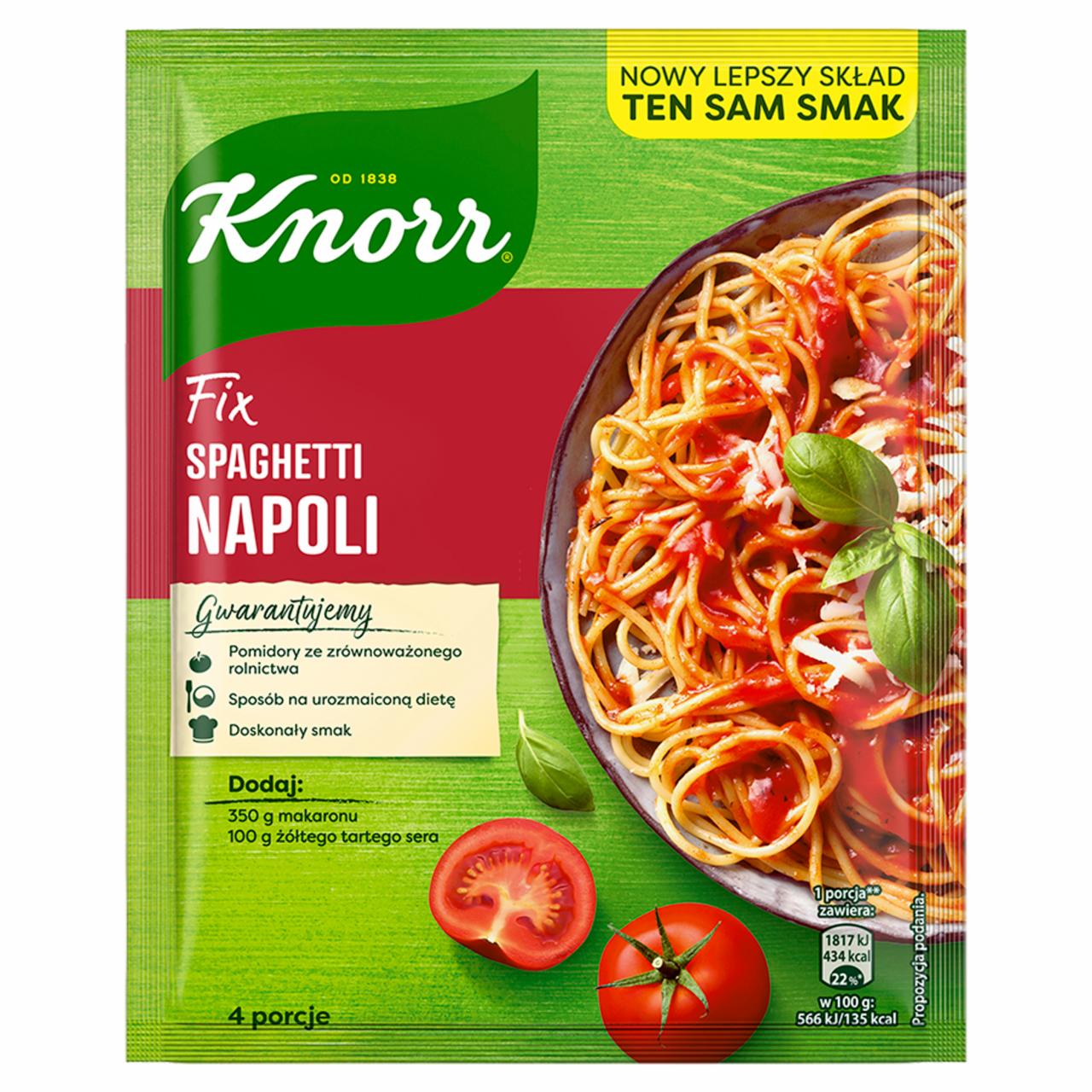 Zdjęcia - Knorr Fix spaghetti napoli 45 g