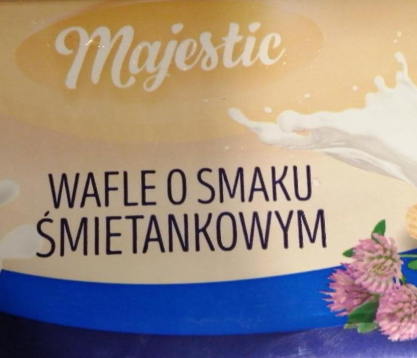 Zdjęcia - Wafle o smaku śmietankowym Majestic