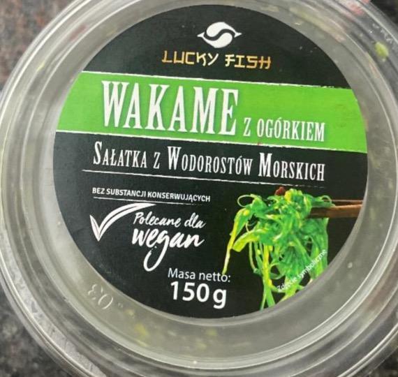 Zdjęcia - Sałatka z wodorostów morskich wakame z fasolą edameme Lucky Fish