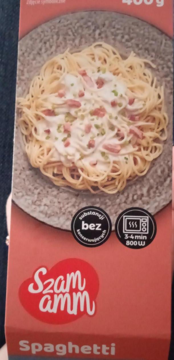 Zdjęcia - Spaghetti carbonara Szam amm