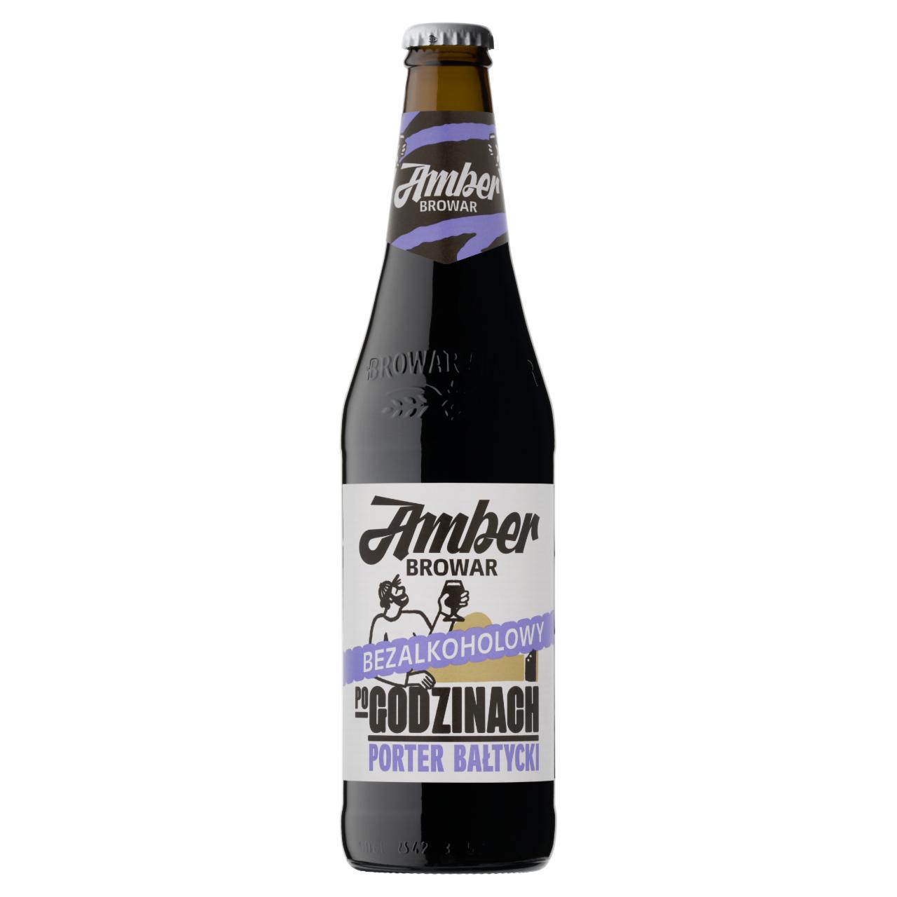 Zdjęcia - Amber Po Godzinach Bezalkoholowy Porter Bałtycki Piwo ciemne 500 ml