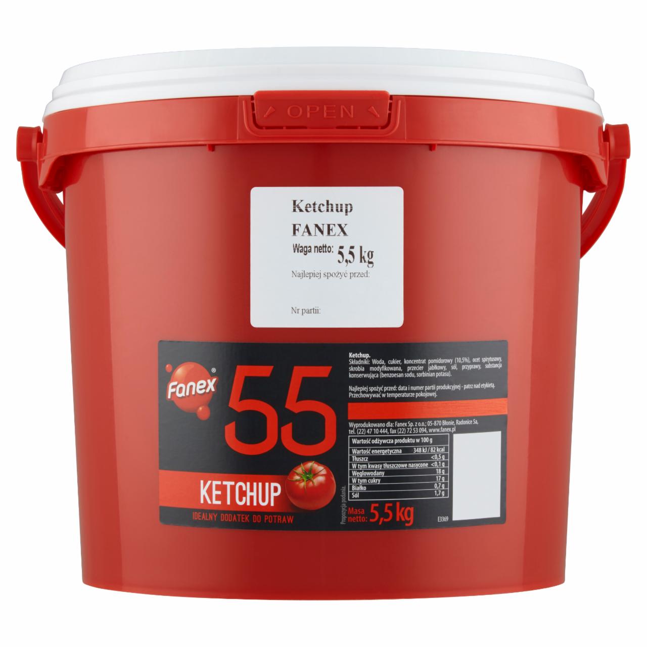 Zdjęcia - Fanex Ketchup 5,5 kg