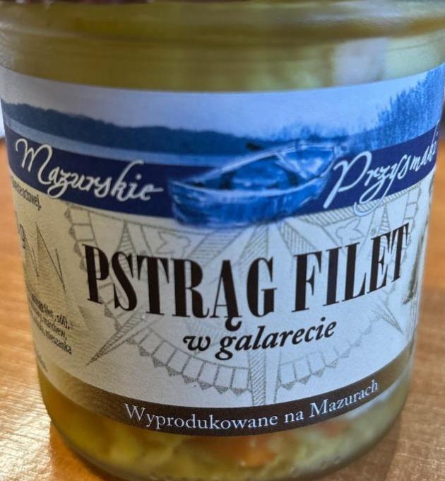 Zdjęcia - Pstrąg filet w galarecie Mazurskie przysmaki