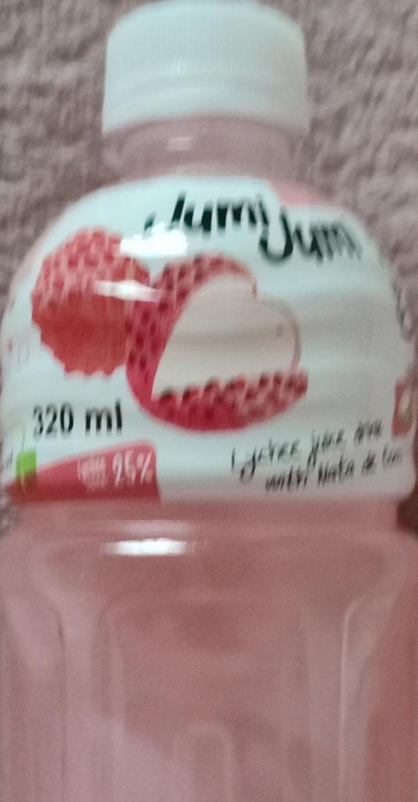 Zdjęcia - Lychee juice drink with nata de coco Jumi Jumi