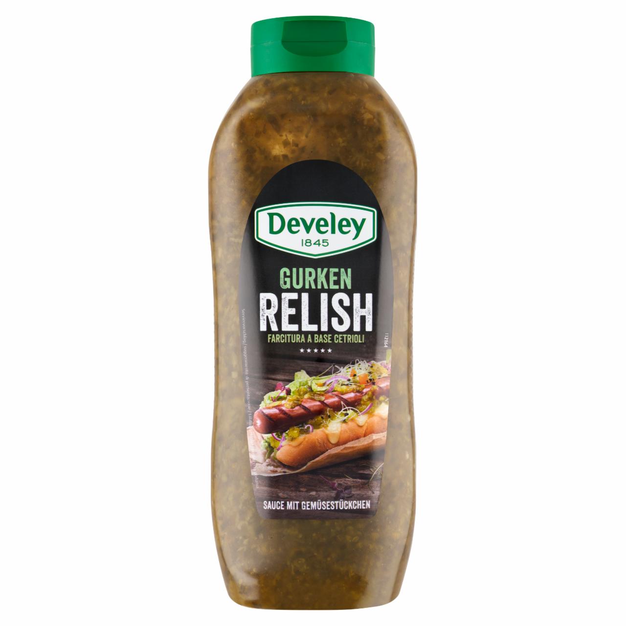 Zdjęcia - Develey Sos warzywny z ogórkami i cebulą Relish ogórkowy 875 ml