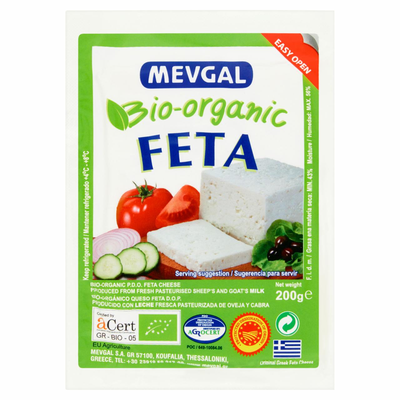 Zdjęcia - Mevgal Organiczna feta 200 g