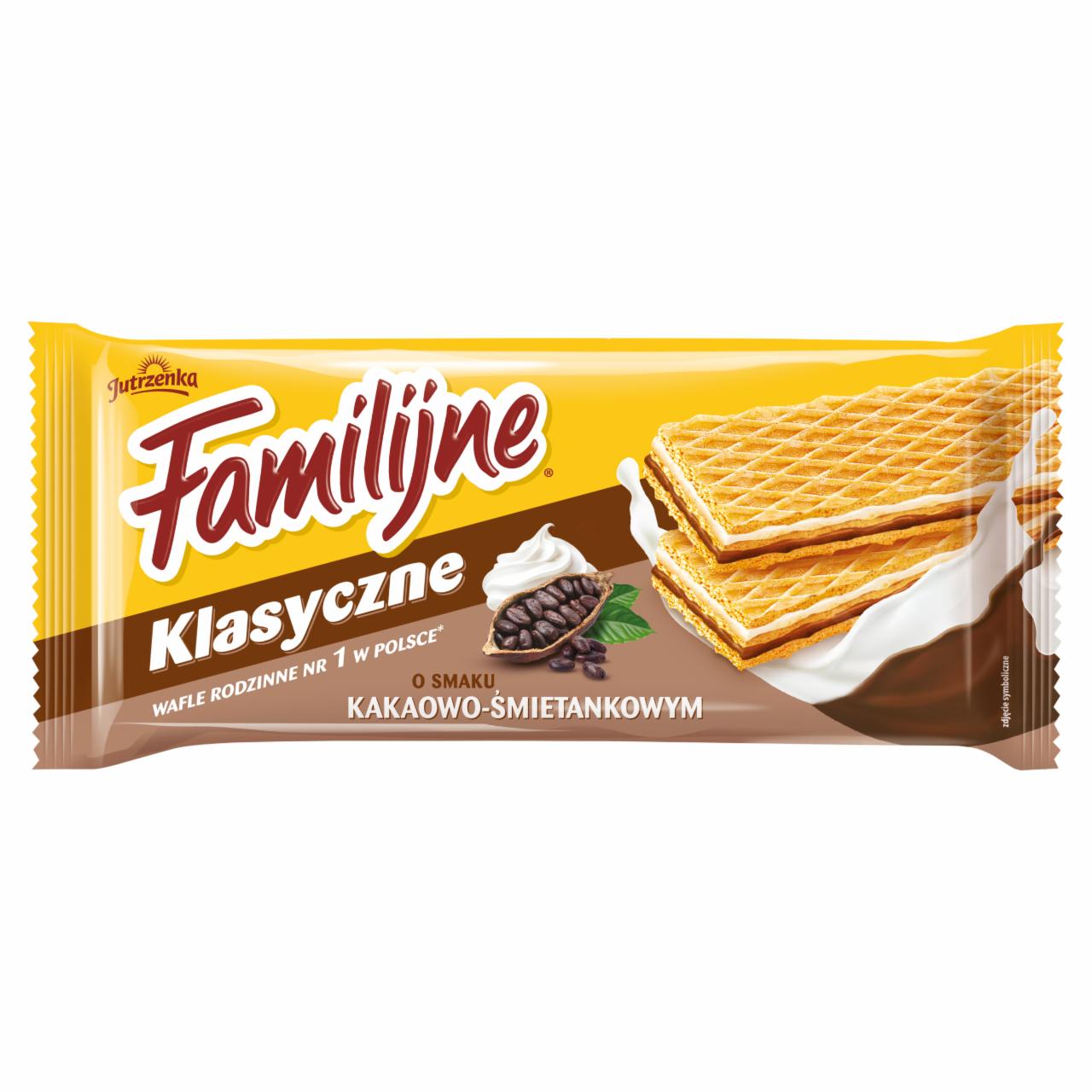 Zdjęcia - Familijne Klasyczne wafle o smaku kakaowo-śmietankowym 180 g