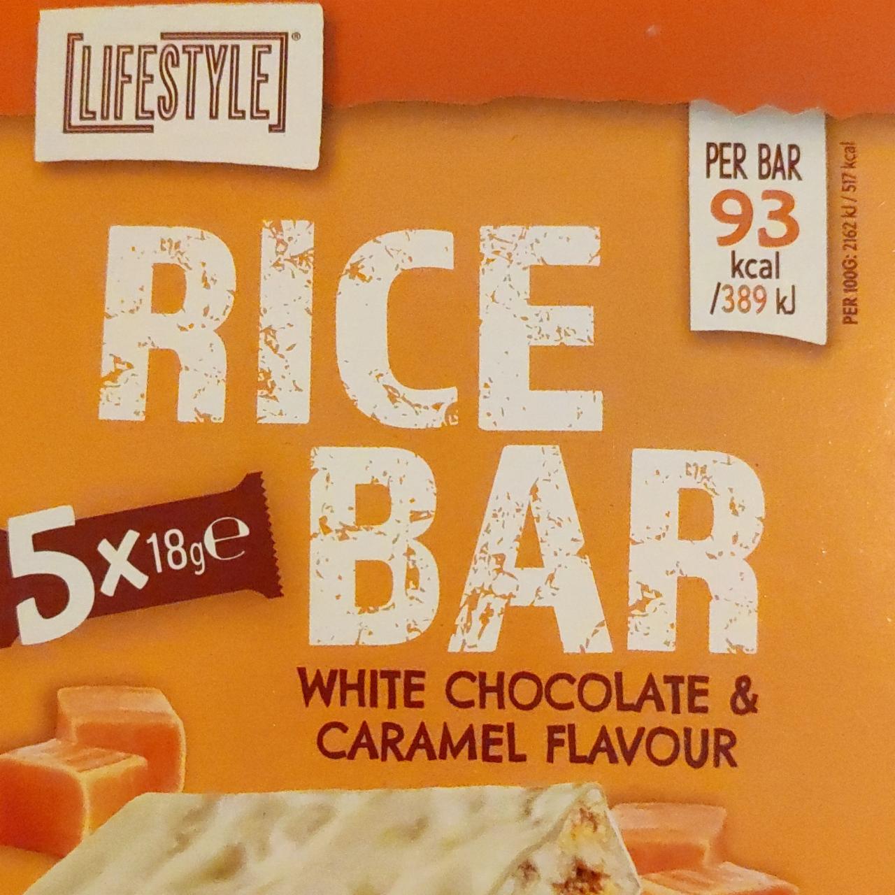 Zdjęcia - Rice Bar white Chocolate & Caramel Flavour Lifestyle