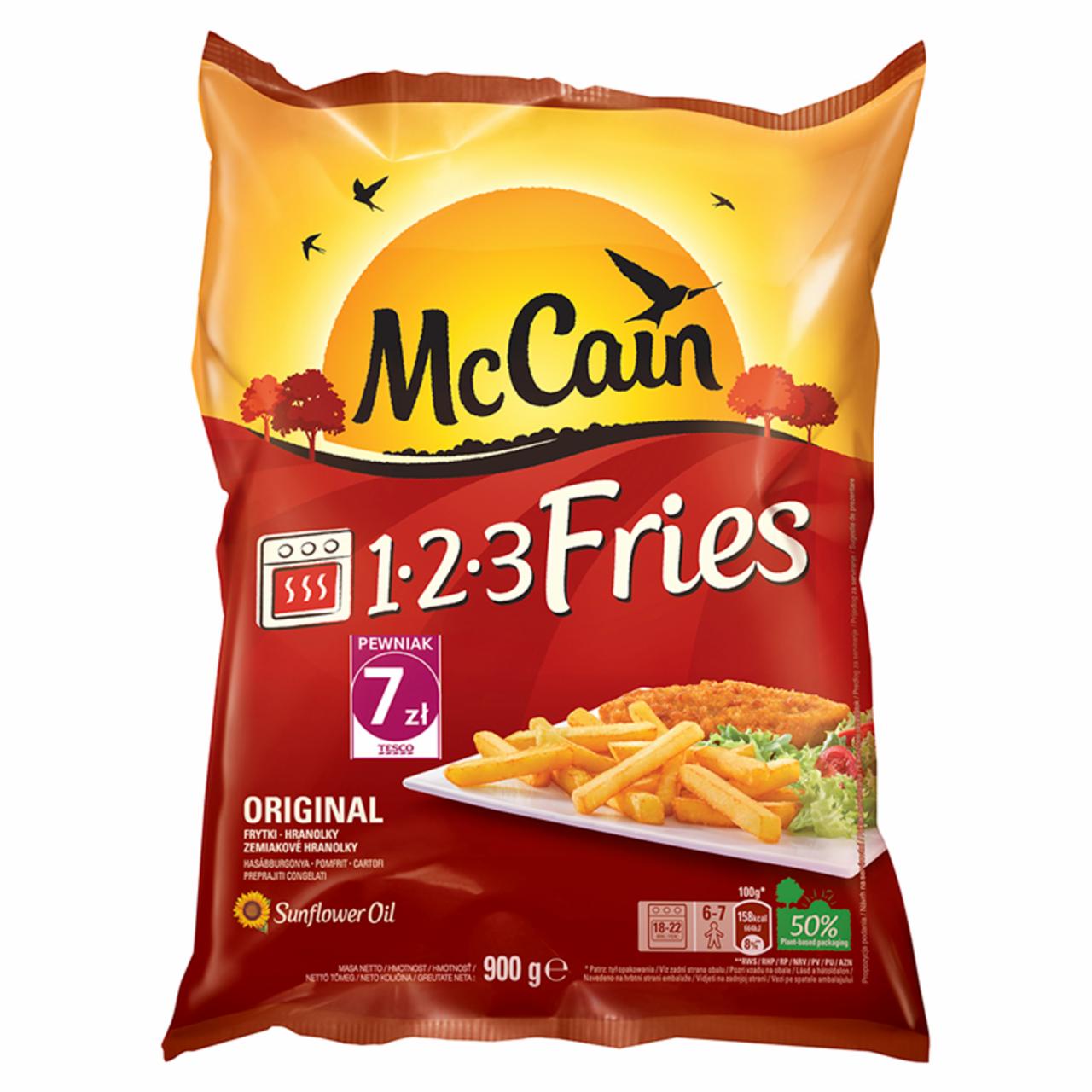 Zdjęcia - McCain 1.2.3 Fries Original Frytki proste 900 g