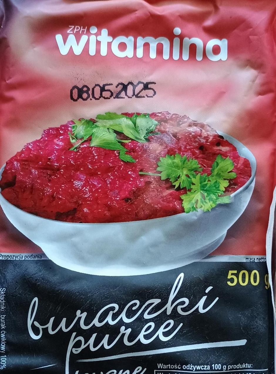 Zdjęcia - Buraczki puree gotowane ZPH Witamina