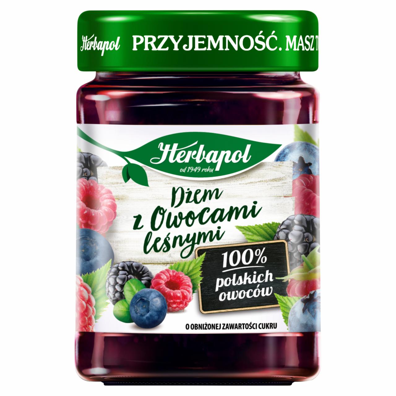 Zdjęcia - Herbapol Dżem z owocami leśnymi o obniżonej zawartości cukru 280 g