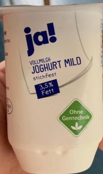 Zdjęcia - Vollmilch joghurt mild stichfest 3,5% Ja!