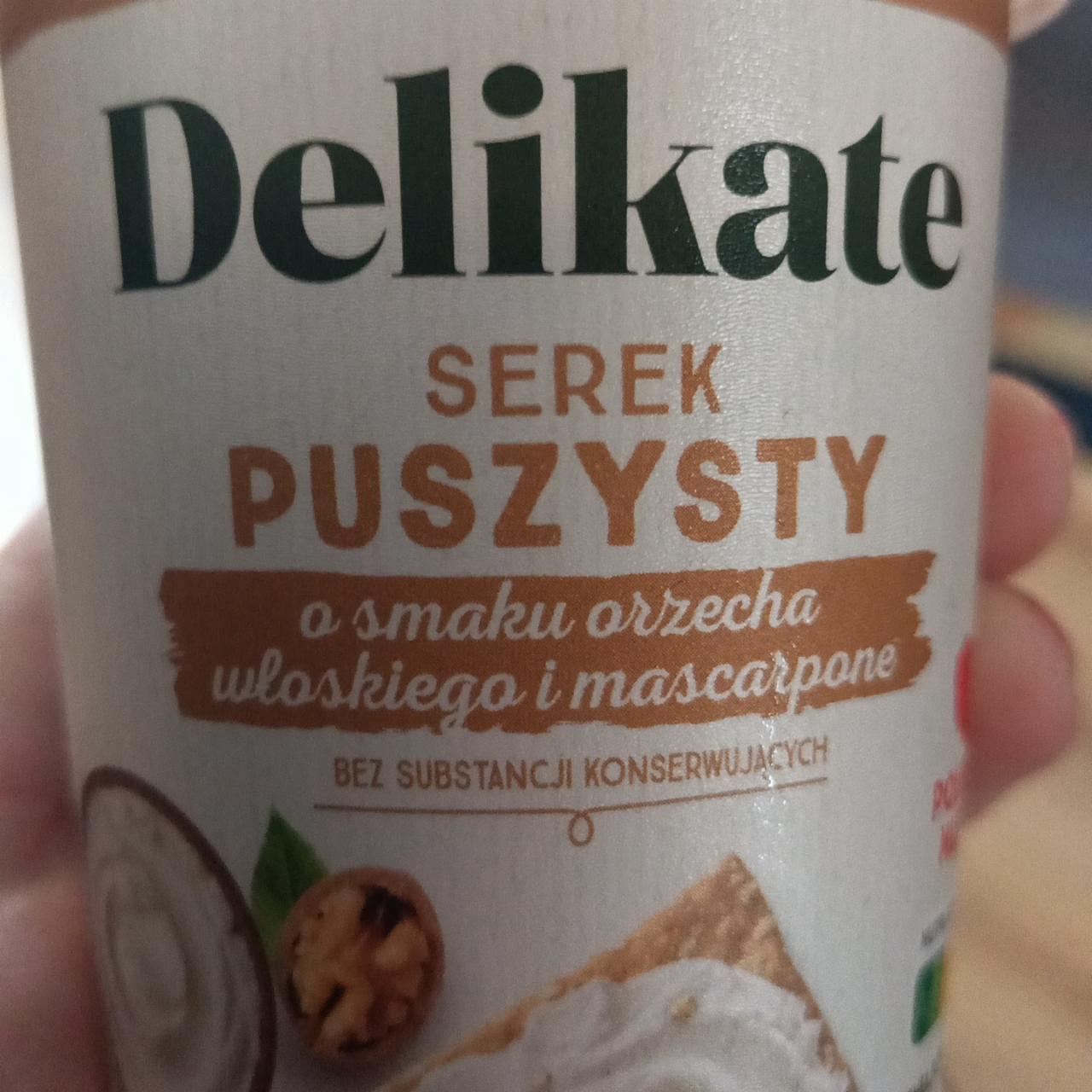 Zdjęcia - Serek puszysty o smaku orzecha włoskiego i mascarpone Delikate