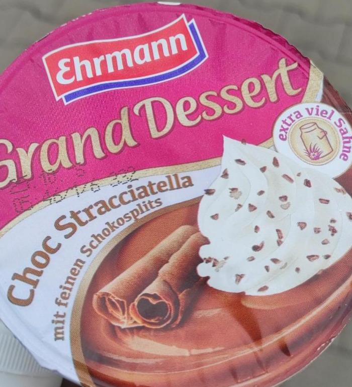 Zdjęcia - Grand Dessert choc straciatella Ehrmann