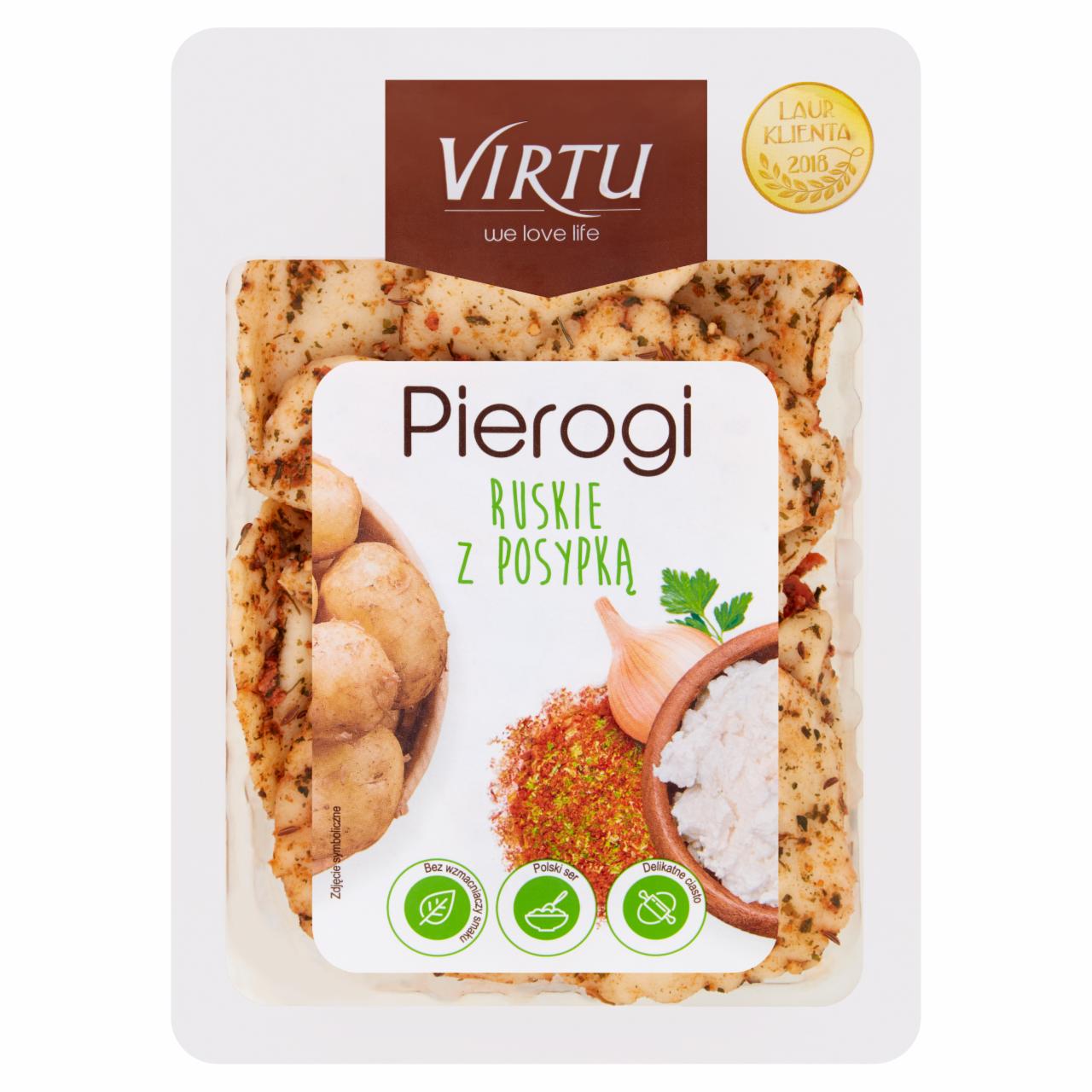 Zdjęcia - Virtu Pierogi ruskie z posypką 400 g