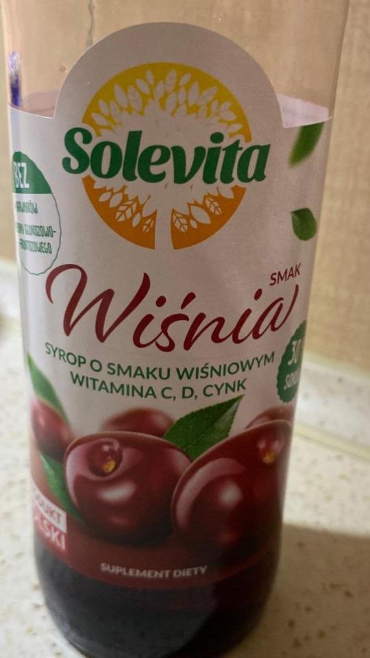 Zdjęcia - Syrop o smaku wiśniowym Solevita