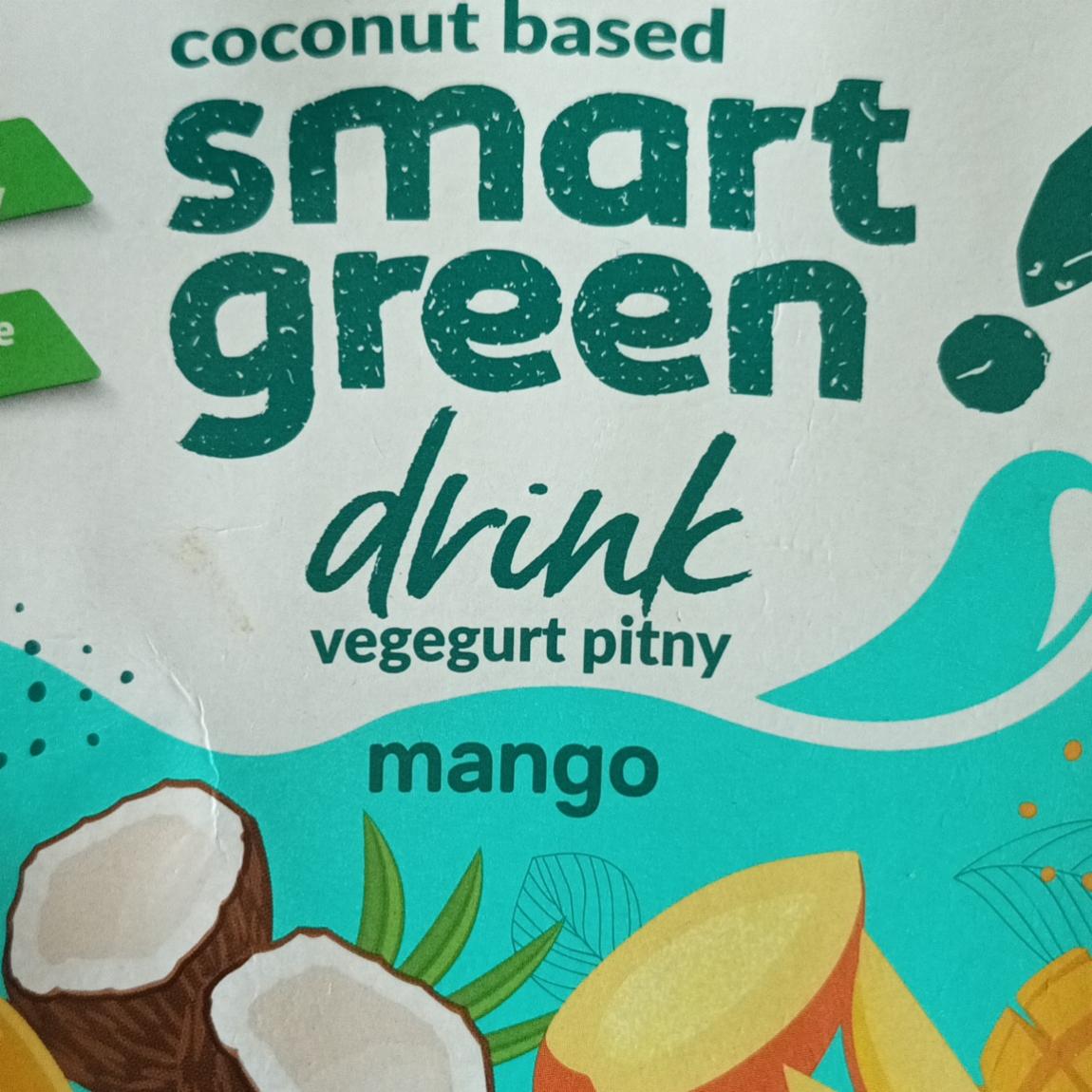 Zdjęcia - Coconut based drink vegegurt pitny mango Smart green!