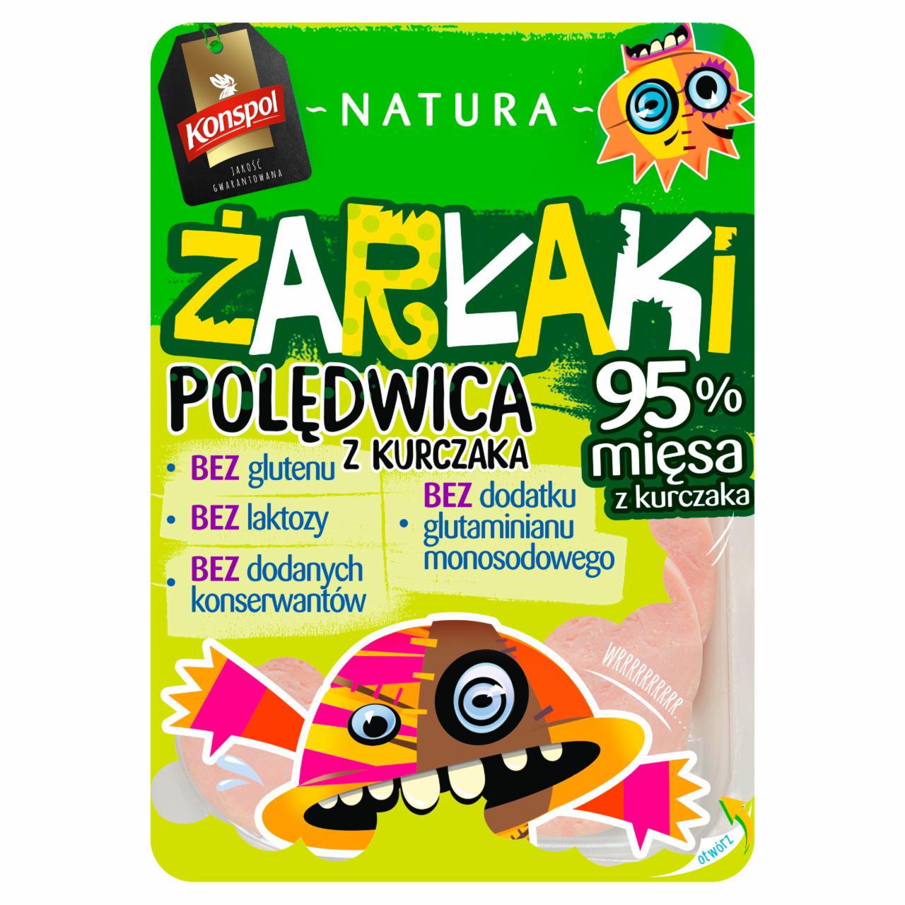 Zdjęcia - Konspol Natura Żarłaki Polędwica z kurczaka 100 g