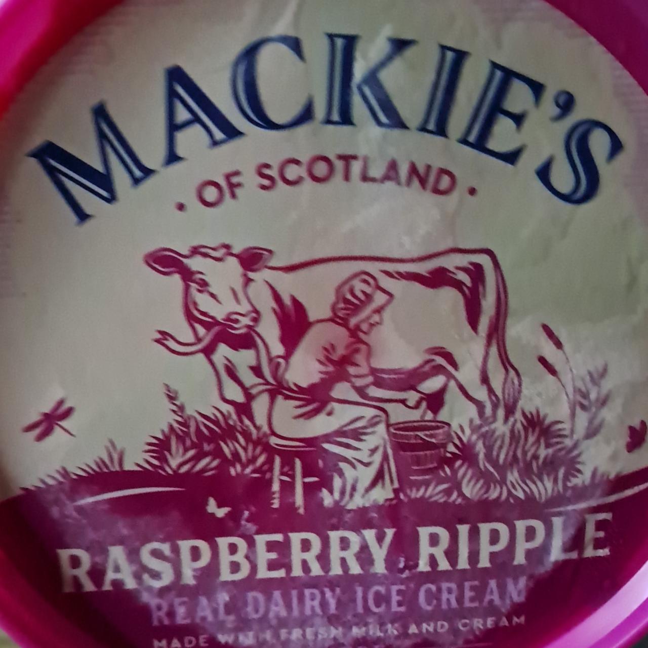 Zdjęcia - Raspberry ripple real dairy ice cream Mackie's of Scotland