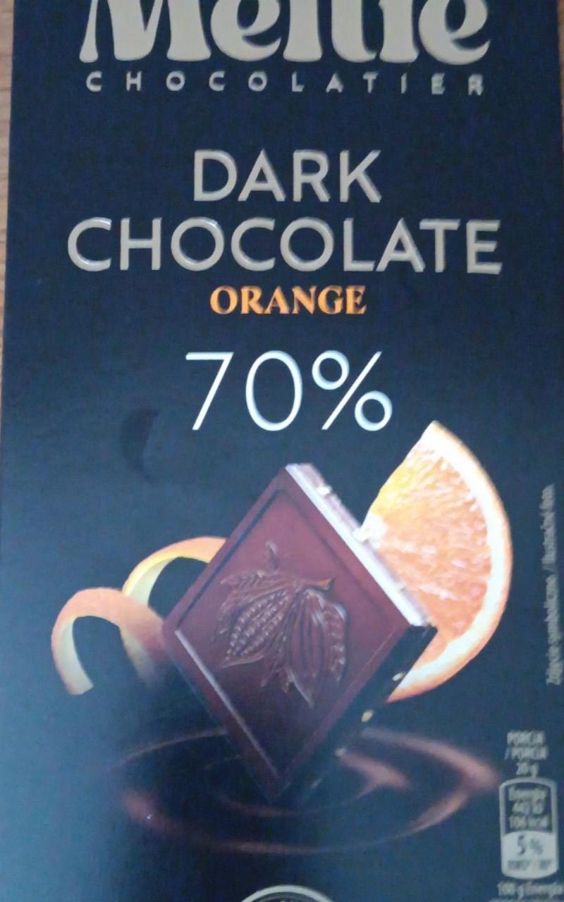 Zdjęcia - Dark chocolate orange 70% Meltie