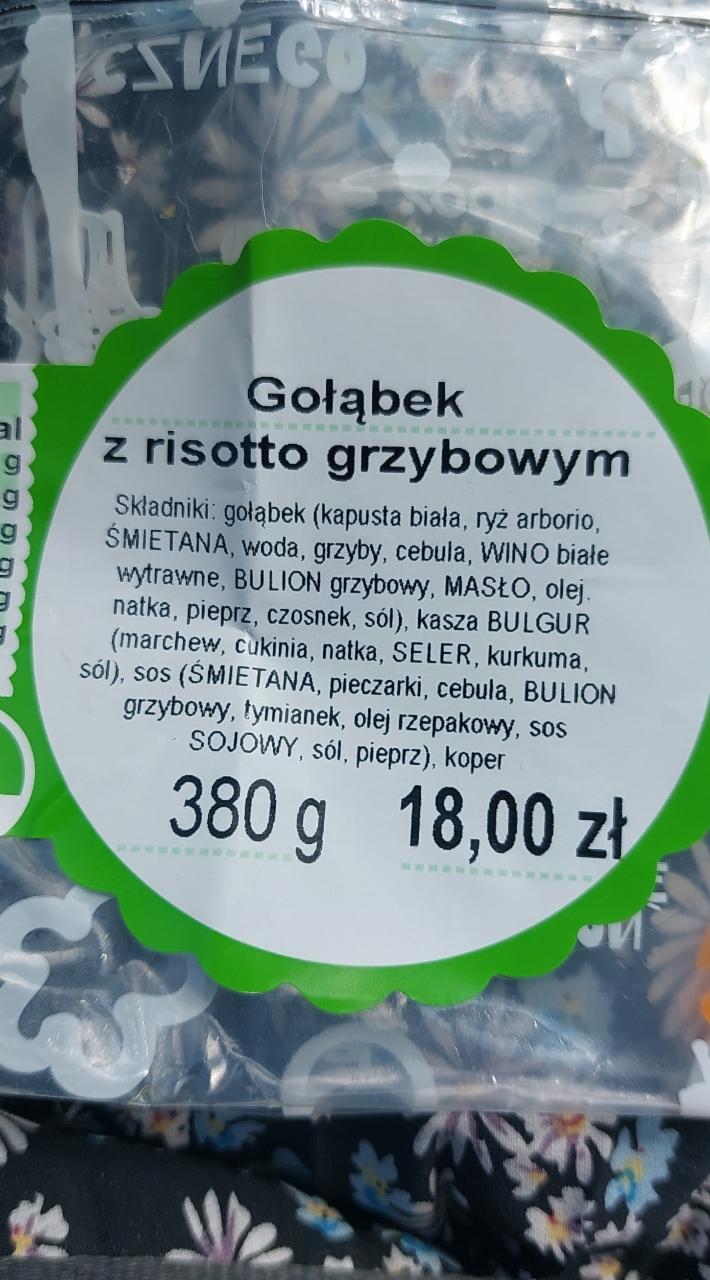 Zdjęcia - Gołąbek z risotto grzybowym Ślimak