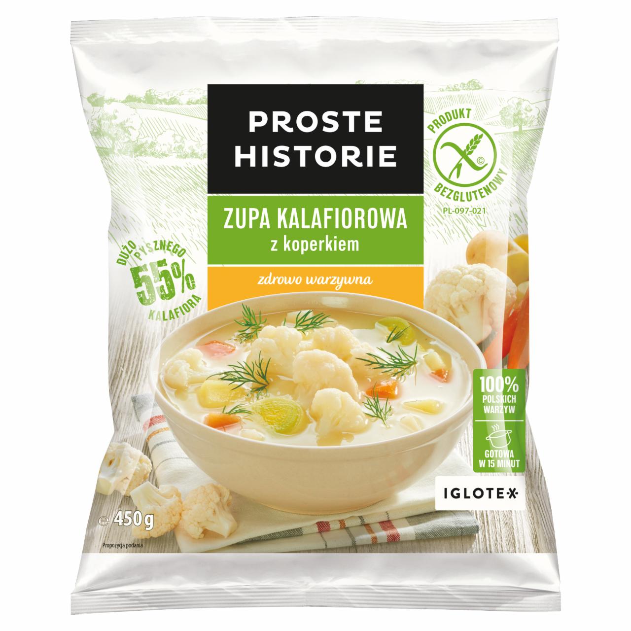 Zdjęcia - Proste Historie Zupa kalafiorowa z koperkiem 450 g