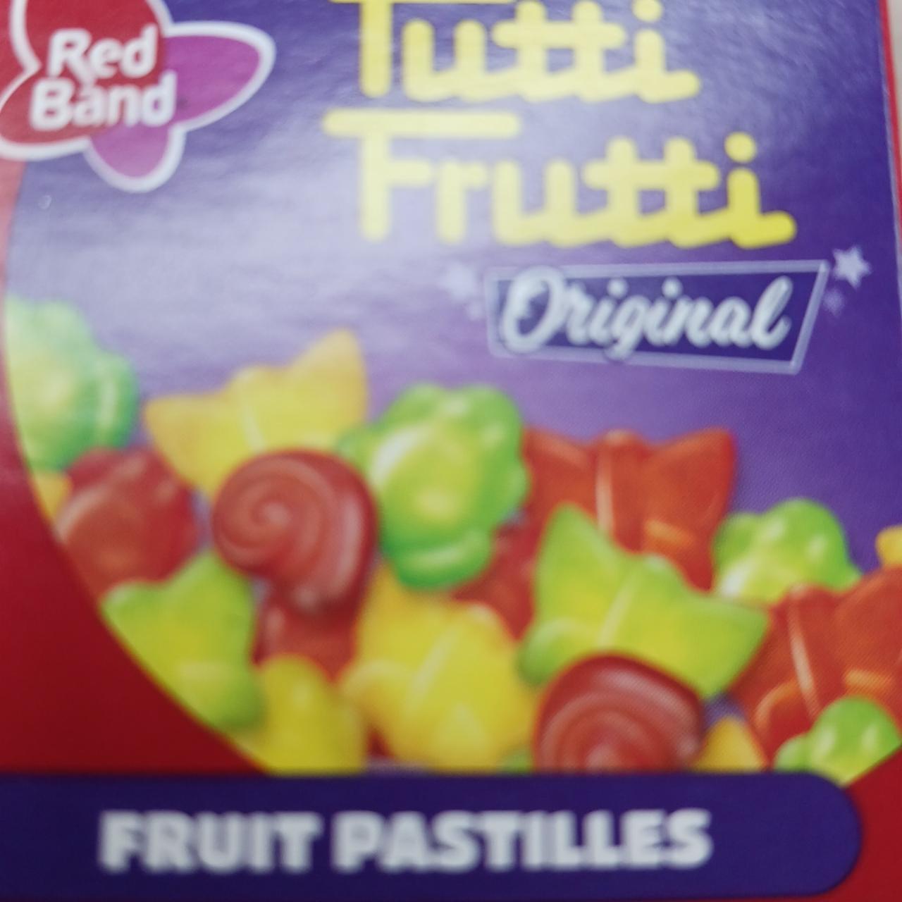 Zdjęcia - Red Band Tutti Frutti Original Pastylki owocowe 15 g