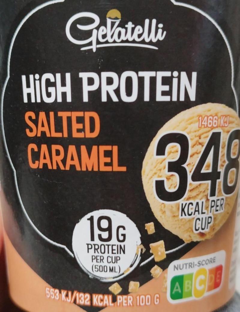 Zdjęcia - High protein salted caramel Gelatelli