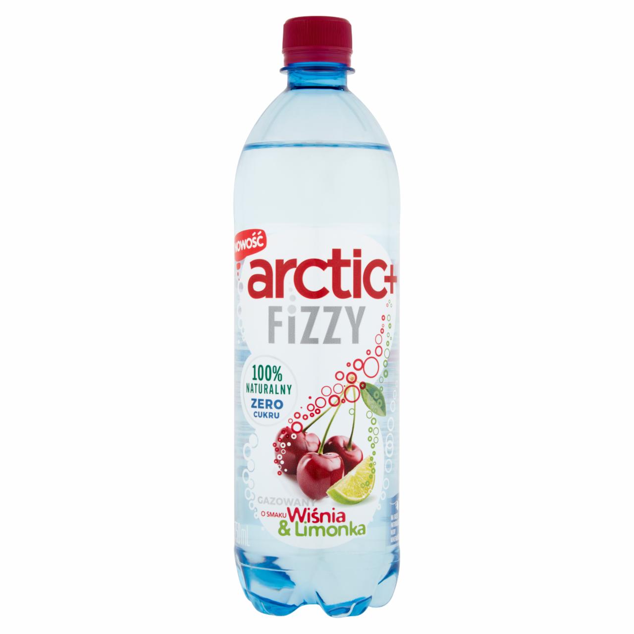 Zdjęcia - Arctic+ Fizzy Napój gazowany o smaku wiśnia & limonka 750 ml