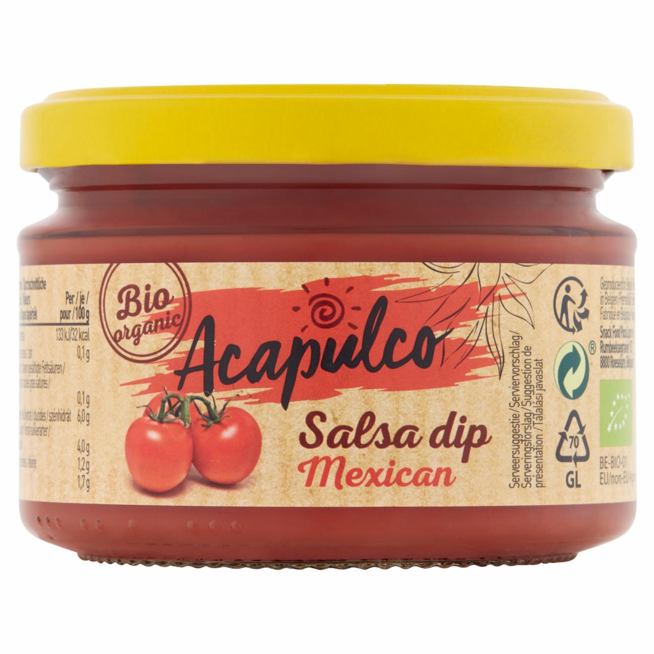 Zdjęcia - Acapulco Sos salsa dip meksykański Bio 260 g