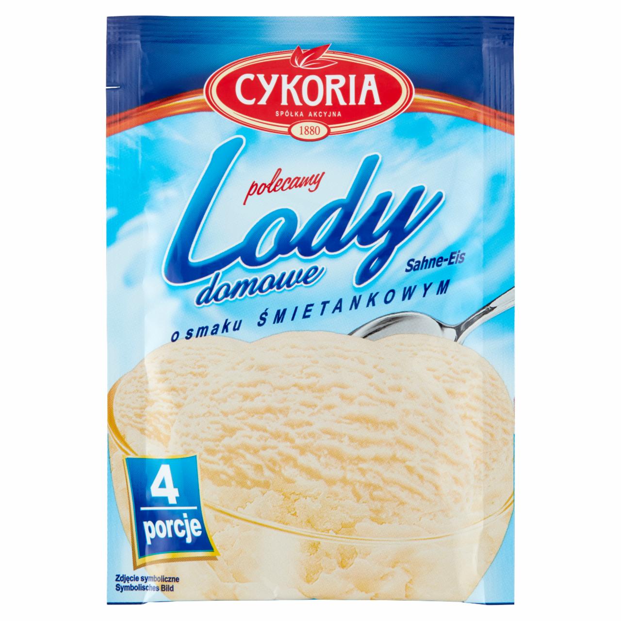 Zdjęcia - Cykoria Lody domowe o smaku śmietankowym 60 g